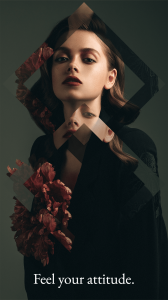 Cool Floral Mirror Effect Personal Instagram Story